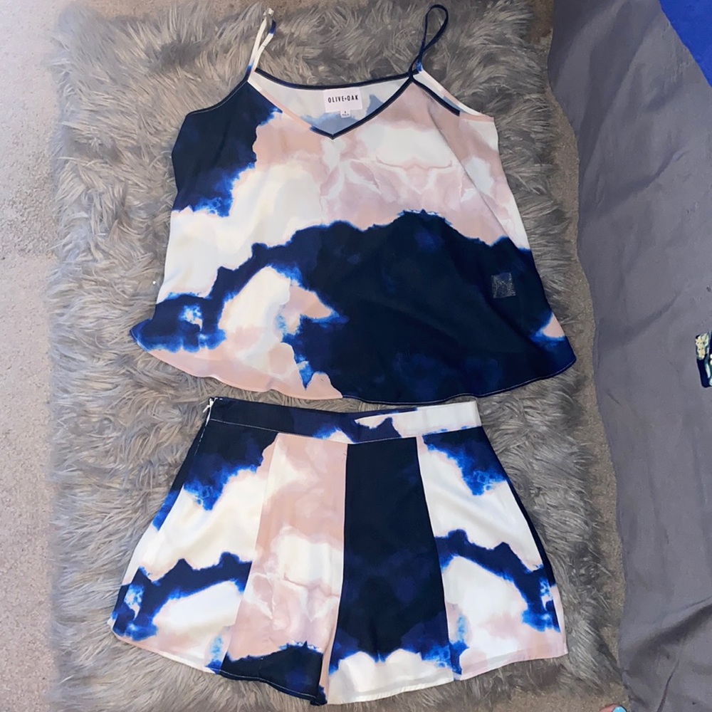 Tank Top and Shorts Two-Piece Set